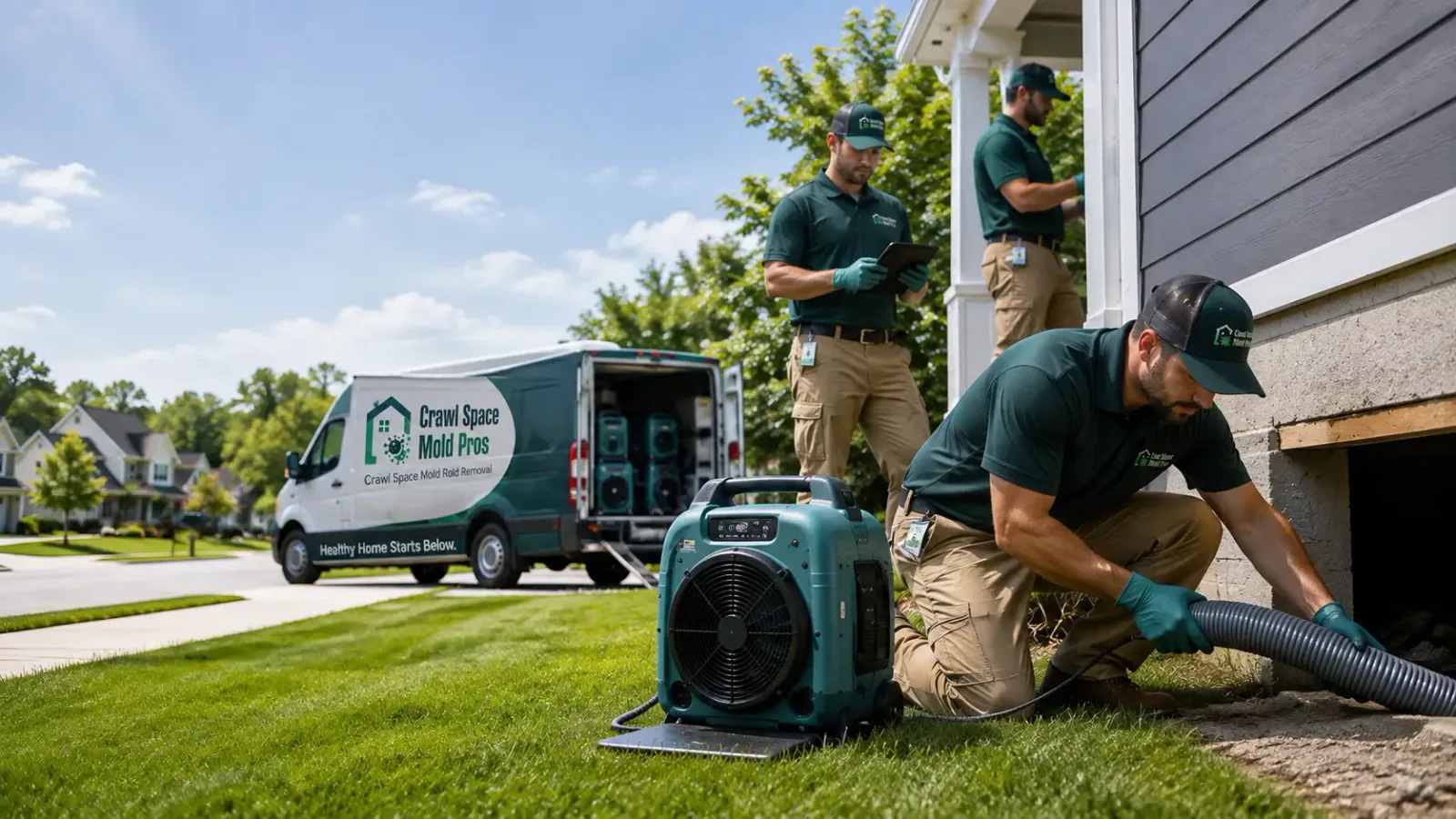 Crawl Space Mold Removal in Houstonia, MO
